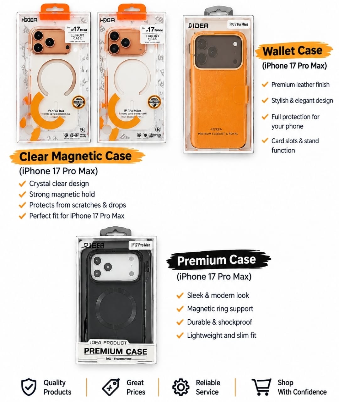 Back cases All Iphone models